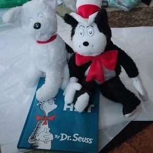 The Cat in the Hat + Dog Nevins Plush + Book